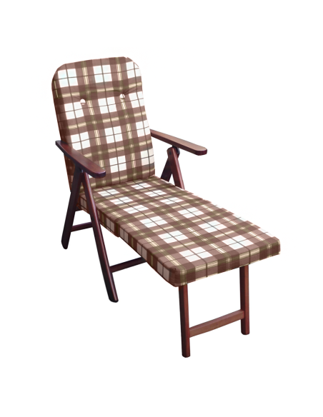 Sillón MOLISANA Artlegno Reclinable Reposapiés Extraíble Estructura de Madera