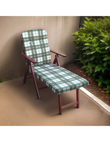 Sillón MOLISANA Artlegno Reclinable Reposapiés Extraíble Estructura de Madera