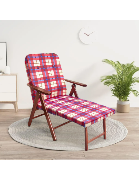 Sillón MOLISANA Artlegno Reclinable Reposapiés Extraíble Estructura de Madera