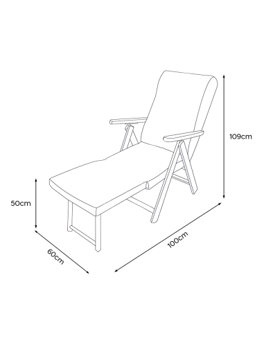 Sillón MOLISANA Artlegno Reclinable Reposapiés...