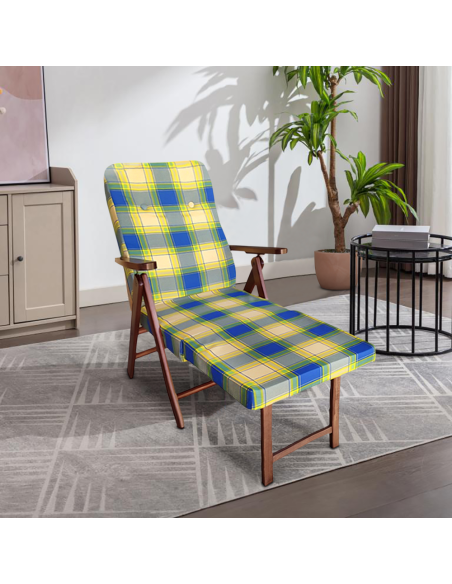 Sillón MOLISANA Artlegno Reclinable Reposapiés Extraíble Estructura de Madera