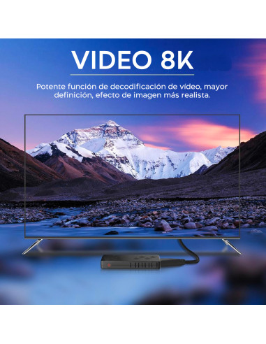 TV Box Stick Streaming 8K HD ANDROID Conexión...