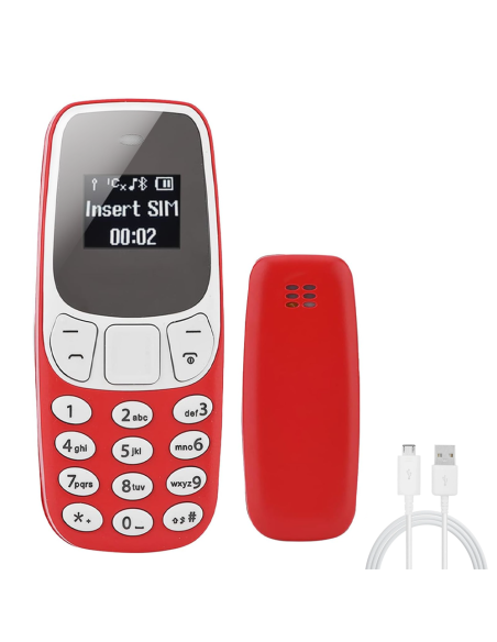 Mini teléfono celular bolsillo doble SIM GSM inalámbrico entrada tarjeta SD MP3