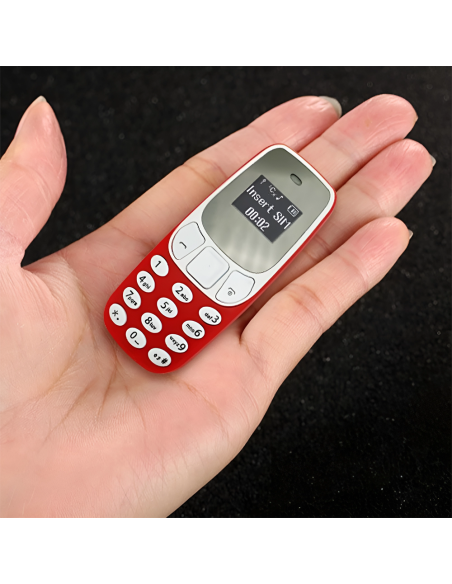 Mini teléfono celular bolsillo doble SIM GSM inalámbrico entrada tarjeta SD MP3