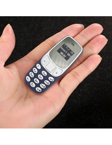 Mini teléfono celular bolsillo doble SIM GSM...