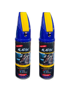 2 PZ Quitamanchas ALADIN Asientos coche 400ml ideal para telas alfombras y cuero