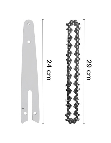 Kit Cadena y Barra 8 Pulgadas de Repuesto para...