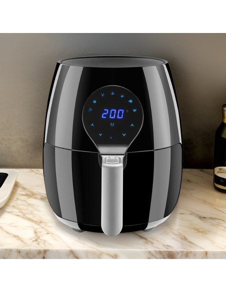 Freidora Aire 3.5 litros Cestillo Desmontable 1500W Display Táctil Temporizador