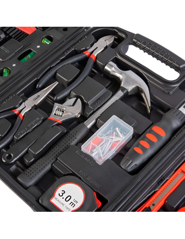 Kit Maletín 129 pz Set Bricolaje y Profesional...