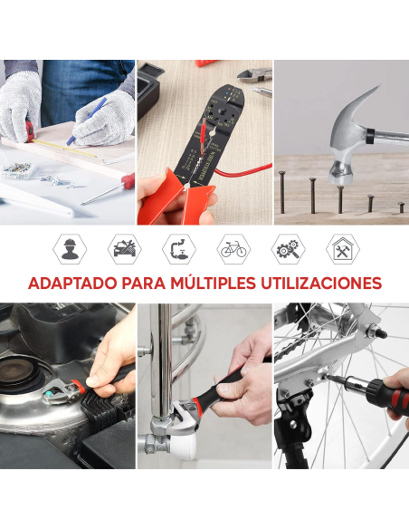 Kit Maletín 129 pz Set Bricolaje y Profesional Accesorios Variados con Maletín