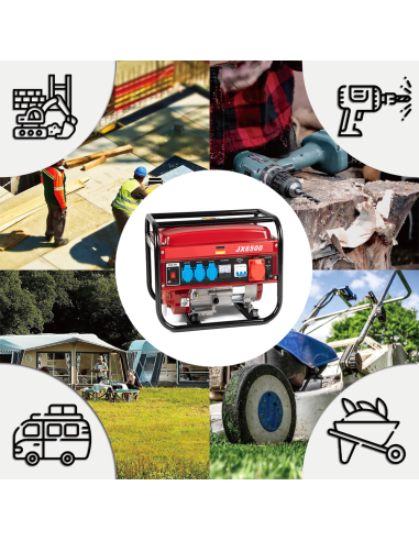 Generador Corriente Motor Gasolina 4 Tiempos...