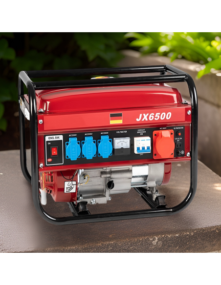Generador Corriente Motor Gasolina 4 Tiempos Grupo Electrógeno 5,5CV 196cc 2000W