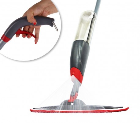 Mopa pulverizadora en spray (incluye paño de microfibra lavable)