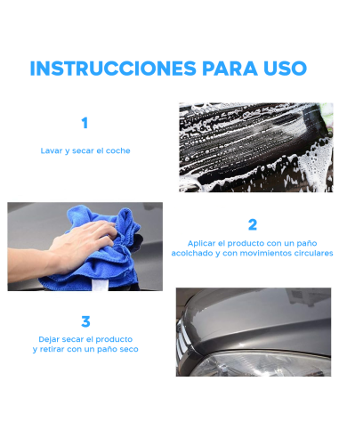 Quita arañazos carrocería coche pulimento...