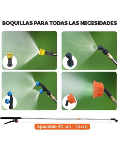 Bomba de Pulverización de Espalda 2 en 1, 16...