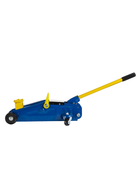 Gato elevador para coche hidráulico con carretilla de 2 toneladas con 4 ruedas