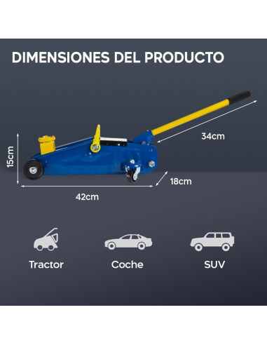 Gato elevador para coche hidráulico con...