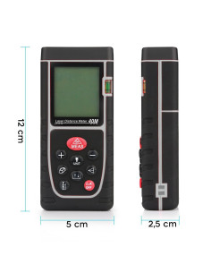 Medidor láser Medidor de distancia 40 m con pantalla LCD... 2