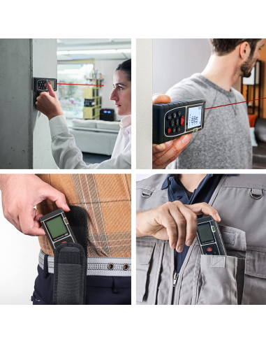 Medidor láser Medidor de distancia 40 m con...