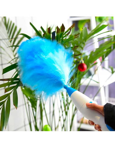 Plumero Eléctrico Recargable Cepillo Giratorio...