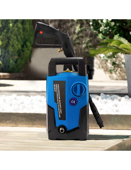 Hidrolimpiadora Eléctrica 160 Bar Alta Presión 1600W Motor 360lt Portátil