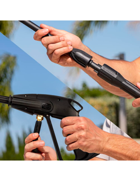 Hidrolimpiadora Eléctrica 160 Bar Alta Presión 1600W Motor 360lt Portátil