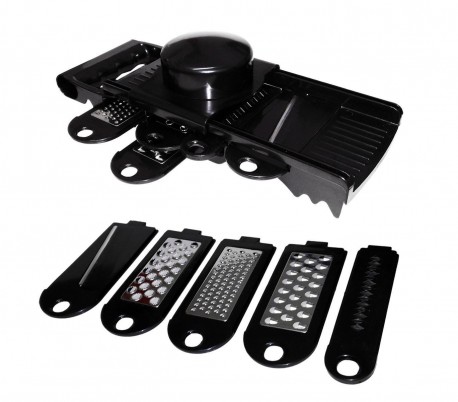 Multi-rallador 7 piezas con hojas de acero inoxidable - Utensilio de cocina 