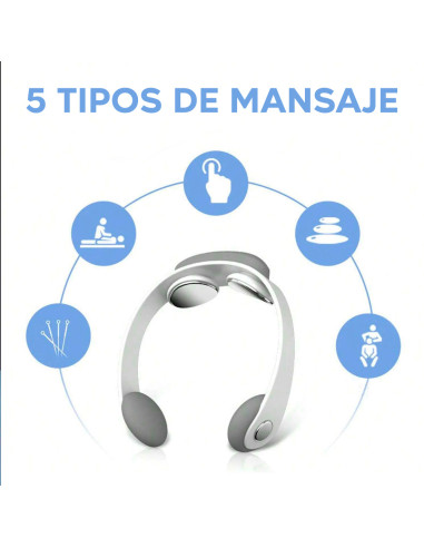 Calentador cuello recargable USB masajeador...