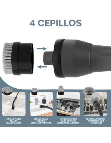 Cepillo Giratorio Eléctrico Inalámbrico Batería...