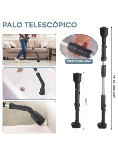 Cepillo Giratorio Eléctrico Inalámbrico Batería...