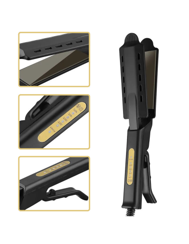 Plancha Pelo Cerámica con Temperatura Ajustable...