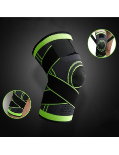 Rodillera Deportiva Soporte de Rodilla Banda Elástica de... 2