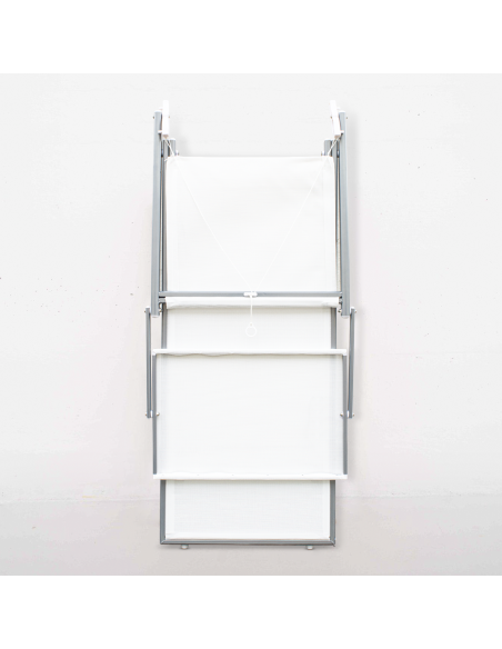 Tumbona LUXURIOUS con Parasol de Aluminio Respaldo Reclinable 180X60X40