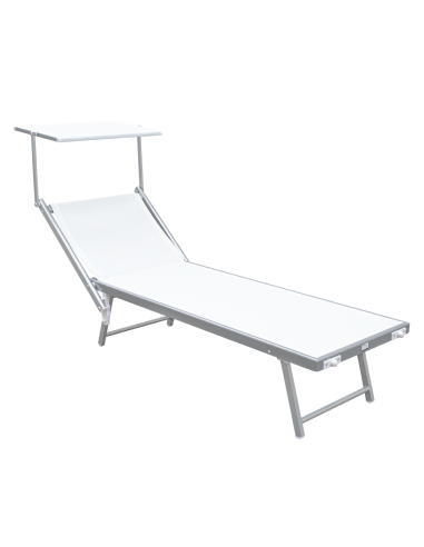 Tumbona LUXURIOUS con Parasol de Aluminio...