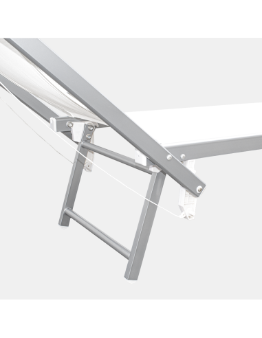 Tumbona LUXURIOUS con Parasol de Aluminio...