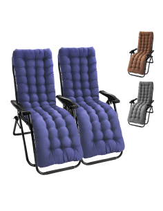Set 2 sillas reclinable plegable con cojín Gravità Zero...