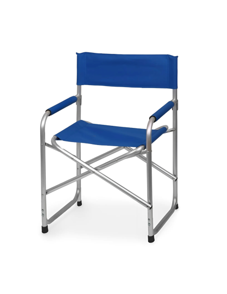 Silla de tela y aluminio ONSHORE plegable Textilene 55x57x82cm