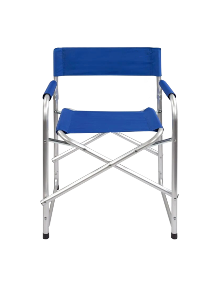 Silla de tela y aluminio ONSHORE plegable Textilene 55x57x82cm