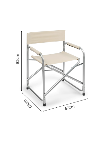 Silla de tela y aluminio ONSHORE plegable...