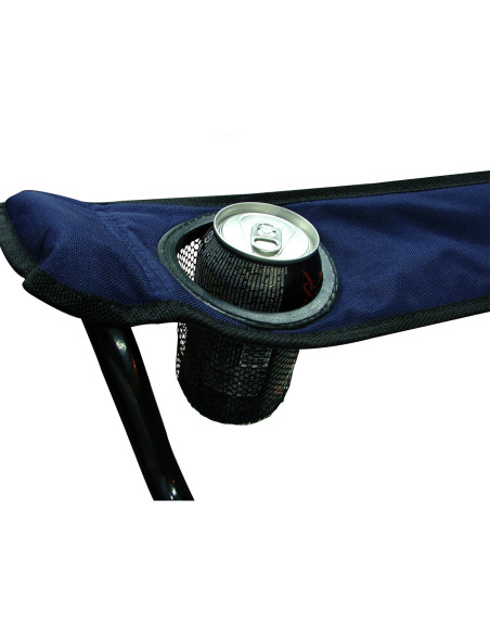 2971 Silla de camping y jardín plegable Miami con posa-vasos