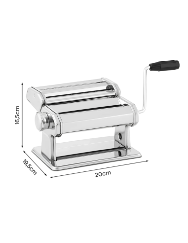 Máquina de Pasta Fresca Manual de Acero con 7...