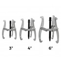 Set de 3 extractores de cojinetes de 2 garras (150 - 200 - 250 mm) 