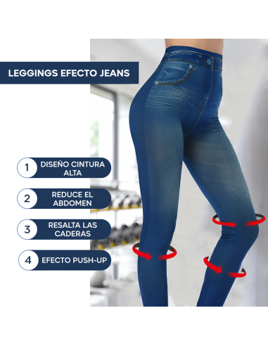 Leggings elásticos GIADA Jeggings con interior...