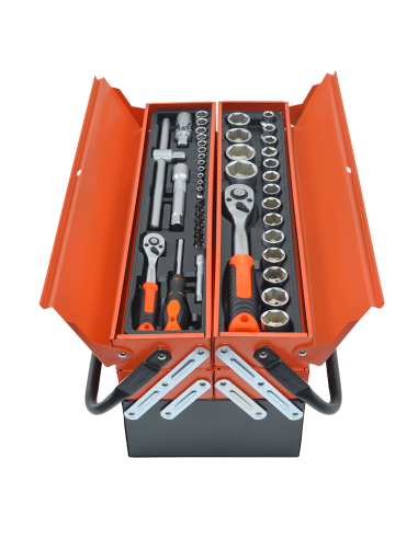 Caja de Herramientas Maletín Portátil Caja 85...