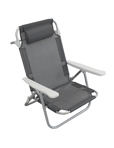 Silla de playa Spiaggina en Textilene con cojín...