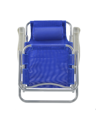 Silla de playa Spiaggina en Textilene con cojín...