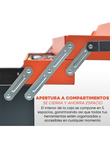 Caja de Herramientas Maletín Portátil Caja 85 Herramientas de Ferretería