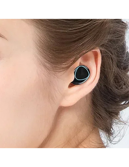 Auriculares táctiles inalámbricos Bluetooth 5.3 Micrófono con pantalla LED