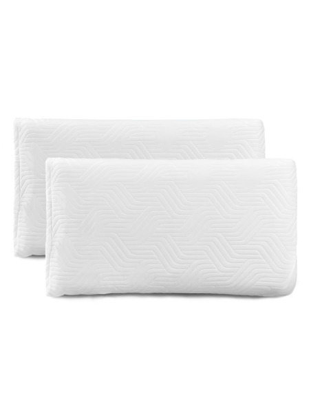 4 almohadas cervicales viscoelástica 11cm altura frescura respirable y aloe vera