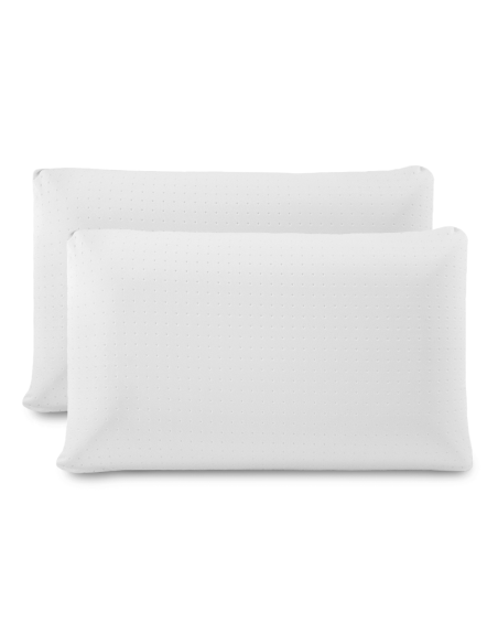 2 piezas almohadas ortopédicas de espuma viscoelástica para cama grosor de 15cm